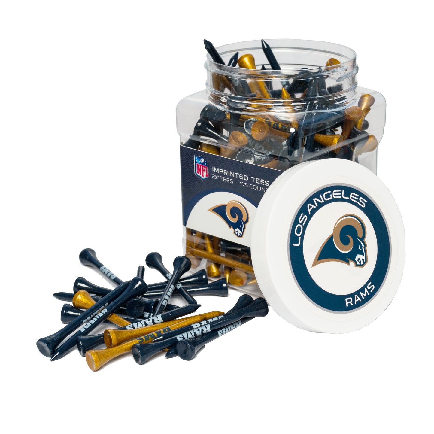 NFL Tee Jar – Show Your Team Colors Every Swing - Los Angeles Rams - Club Rehab