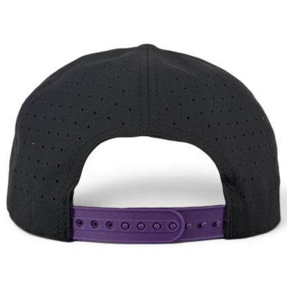Night Stalker Golf Hat | Snapback Cap | Built-in Magnetic Ball Marker Holder + Marker Included | Adjustable | Animal Eyes Black - Club Rehab