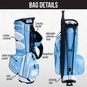 North Carolina Tar Heels Fairway Stand Bag - Image 2 - Club Rehab
