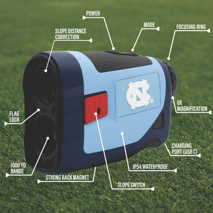 North Carolina Tar Heels Foresight golf rangefinder by Team Golf, view 6