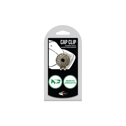 NORTH DAKOTA hat clip with two golf ball markers