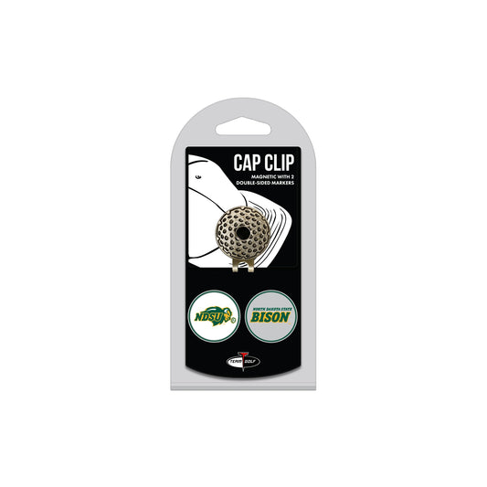 NORTH DAKOTA ST hat clip with two golf ball markers