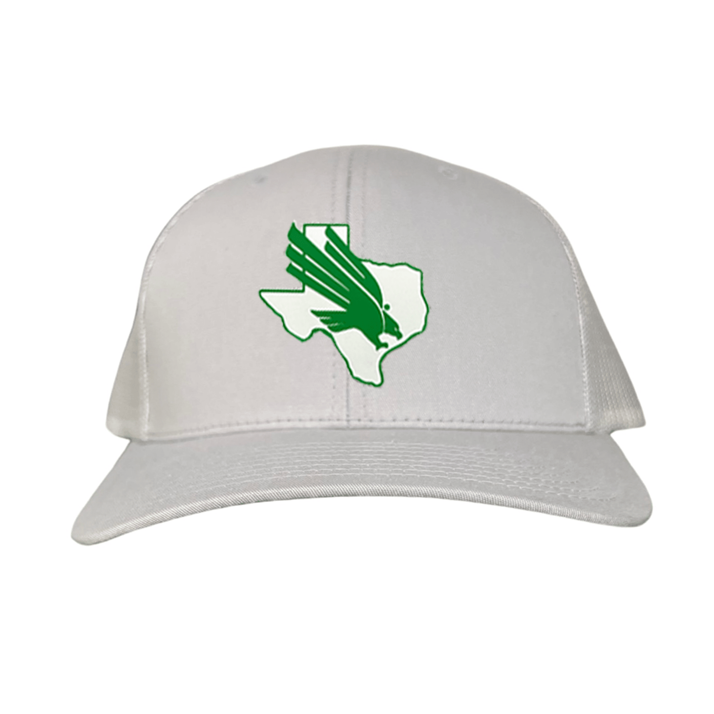 North Texas Diving Eagle Rubber Patch / 265 / UNT001 / MM - Dark Heather / Black Curved Bill Mesh Snapback - Club Rehab