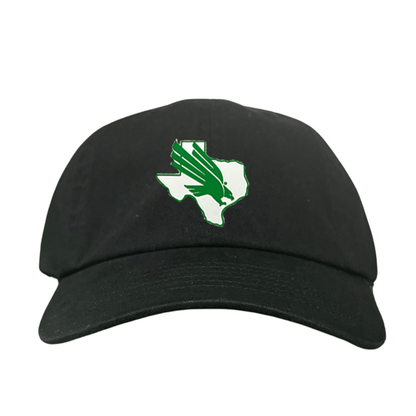 North Texas Diving Eagle Rubber Patch / 265 / UNT001 / MM - Dad Hat Black - Club Rehab