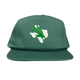 Flatbill Green Rope Canvas Snapback