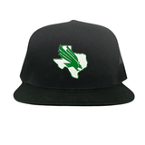 Flatbill Black Mesh Snapback