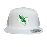 Flatbill White Mesh Snapback