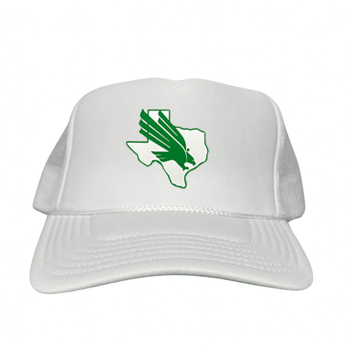 North Texas Diving Eagle Rubber Patch / 265 / UNT001 / MM - Foam White Mesh Snapback - Club Rehab
