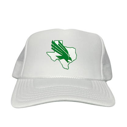 North Texas Diving Eagle Rubber Patch / 265 / UNT001 / MM - Foam White Mesh Snapback - Club Rehab