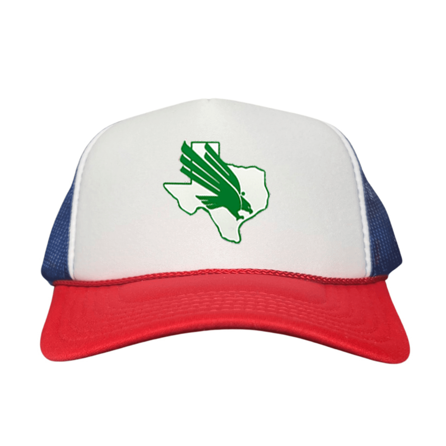 North Texas Diving Eagle Rubber Patch / 265 / UNT001 / MM - Foam White Mesh Snapback - Club Rehab