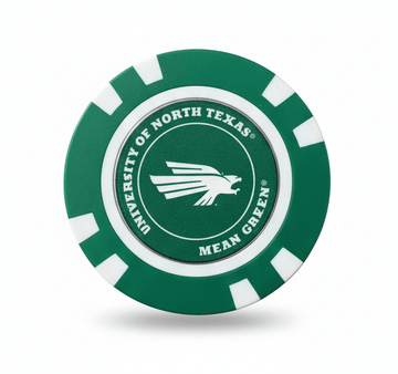 North Texas Mean Green Poker-Chip-Ballmarker