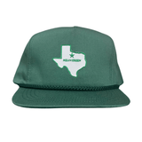 Flatbill Green Rope Canvas Snapback