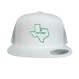 Flatbill White Mesh Snapback
