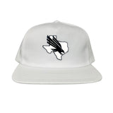 Flatbill White Canvas Snapback