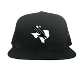 Flatbill Black Mesh Snapback