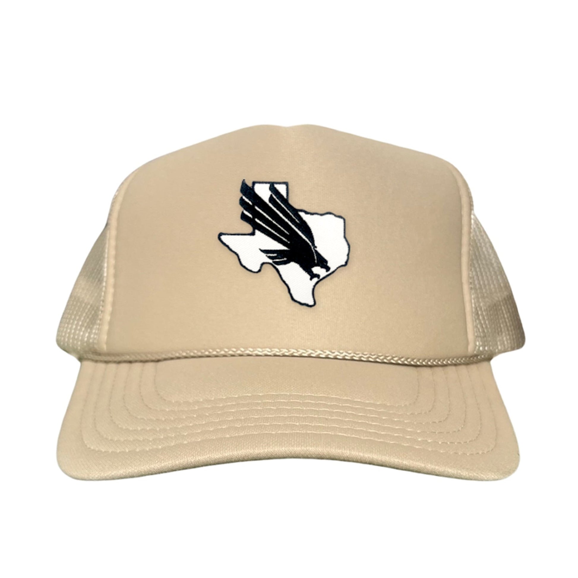 North Texas UNT Bird Black & White / 245 / MM - Foam Black/Gold Mesh Snapback - Club Rehab
