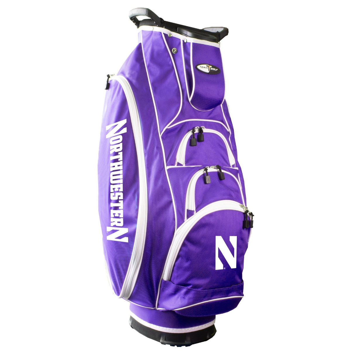 Northwestern Albatross golf cart bag in Purple