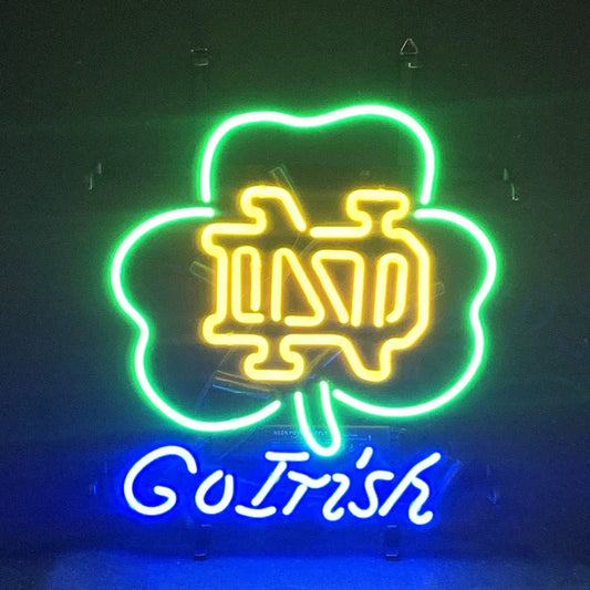 Notre Dame Go Irish Neon Signs Light - Club Rehab