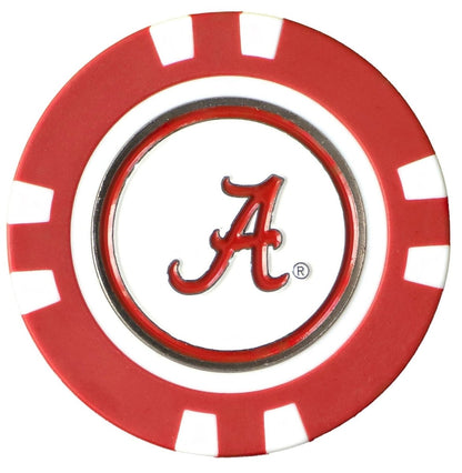 Officially Licensed Alabama Crimson Tide Poker Chip Ball Marker - Club Rehab - Golf Ball MarkerOfficially Licensed Alabama Crimson Tide Poker Chip Ball Marker