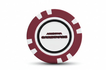 Officially Licensed Arizona Cardinals Poker Chip Ball Marker - Club Rehab