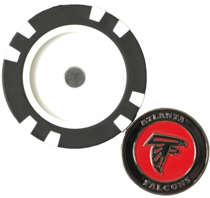 Officially Licensed Atlanta Falcons Poker Chip Ball Marker - Club Rehab