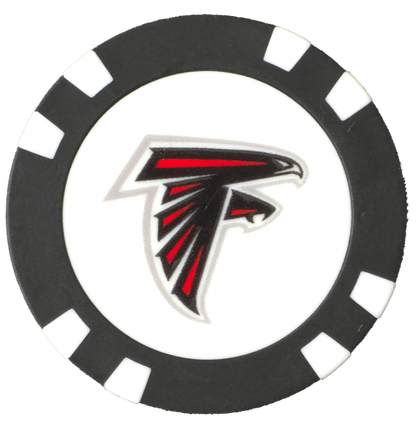 Officially Licensed Atlanta Falcons Poker Chip Ball Marker - Club Rehab