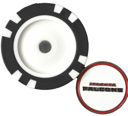 Officially Licensed Atlanta Falcons Poker Chip Ball Marker - Club Rehab