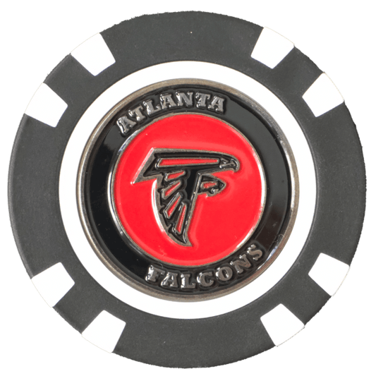 Officially Licensed Atlanta Falcons Poker Chip Ball Marker - Club Rehab