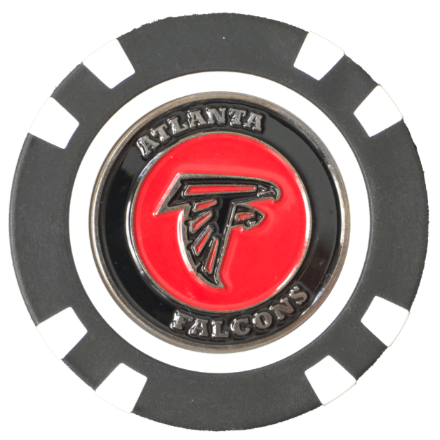 Officially Licensed Atlanta Falcons Poker Chip Ball Marker - Club Rehab