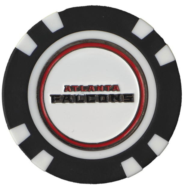 Officially Licensed Atlanta Falcons Poker Chip Ball Marker - Club Rehab