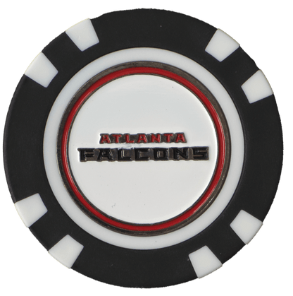 Officially Licensed Atlanta Falcons Poker Chip Ball Marker - Club Rehab