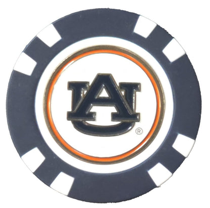 Officially Licensed Auburn Tigers Poker Chip Ball Marker - Club Rehab