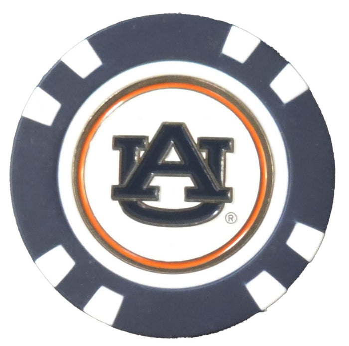 Officially Licensed Auburn Tigers Poker Chip Ball Marker - Club Rehab