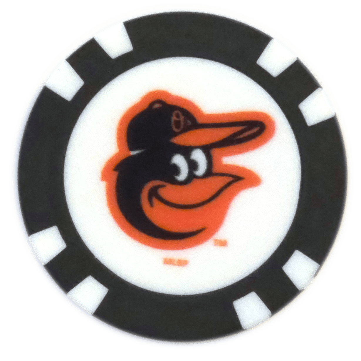 Officially Licensed Baltimore Orioles Poker Chip Ball Marker - Club Rehab