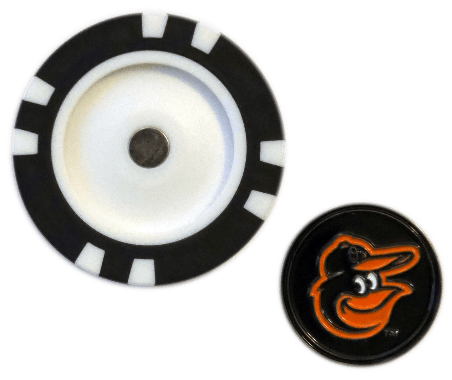 Officially Licensed Baltimore Orioles Poker Chip Ball Marker - Club Rehab