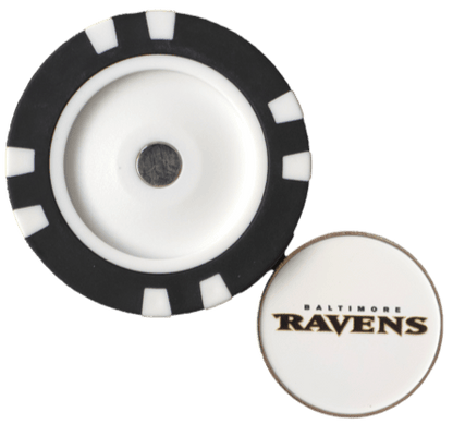Officially Licensed Baltimore Ravens Poker Chip Ball Marker - Club Rehab