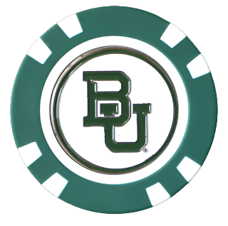 Officially Licensed Baylor Bears Poker Chip Ball Marker - Club Rehab