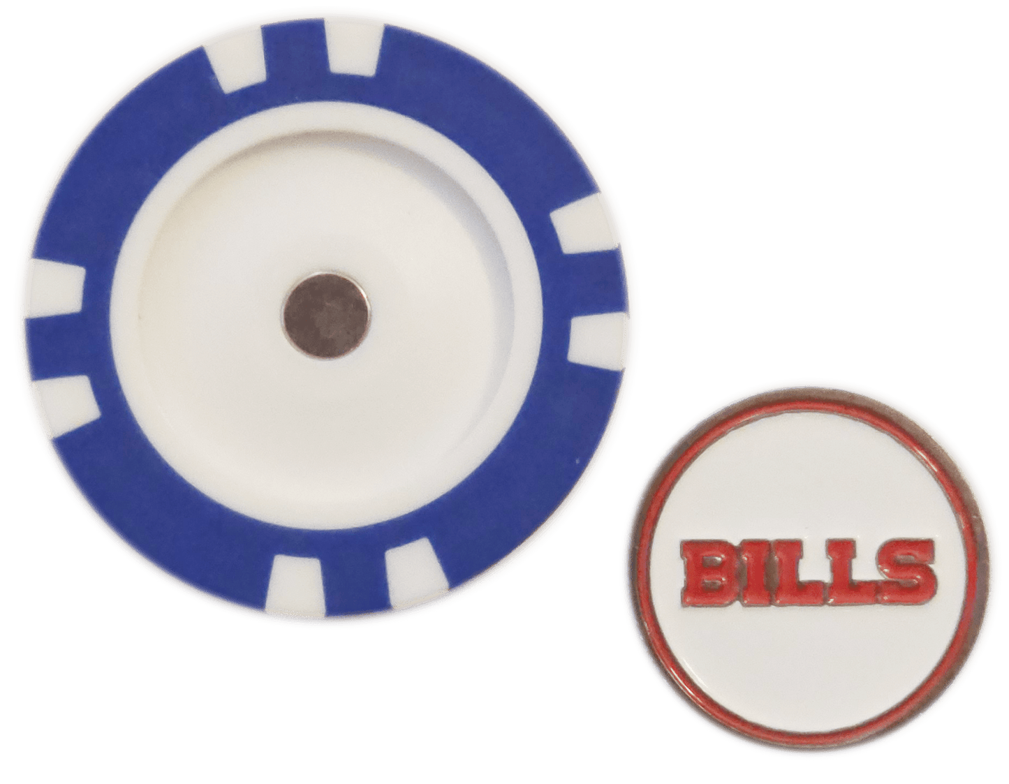 Officially Licensed Buffalo Bills Poker Chip Ball Marker - Club Rehab