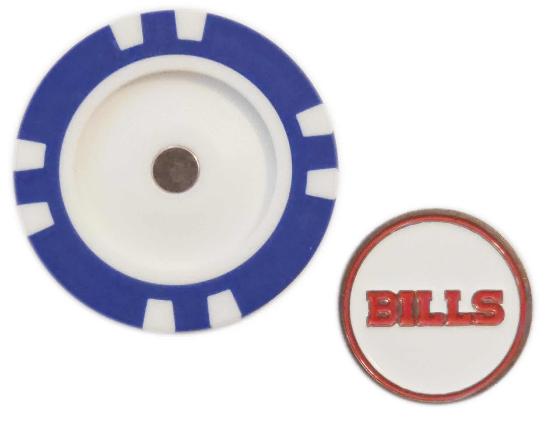 Officially Licensed Buffalo Bills Poker Chip Ball Marker - Club Rehab