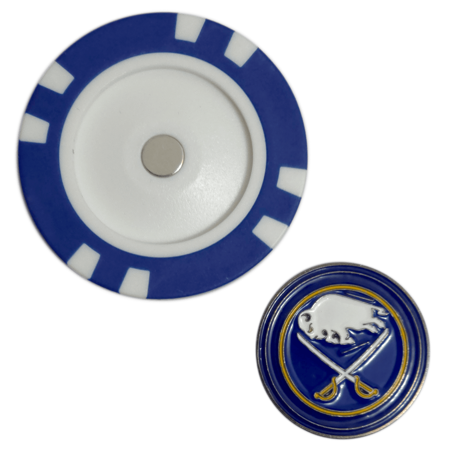 Officially Licensed Buffalo Sabres Poker Chip Ball Marker - Club Rehab