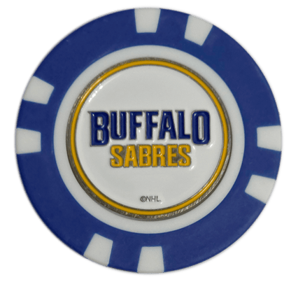 Officially Licensed Buffalo Sabres Poker Chip Ball Marker - Club Rehab