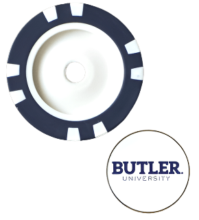 Officially Licensed Butler Bulldogs Poker Chip Ball Marker - Club Rehab