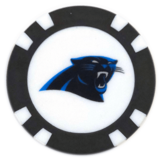 Officially Licensed Carolina Panthers Poker Chip Ball Marker - Club Rehab