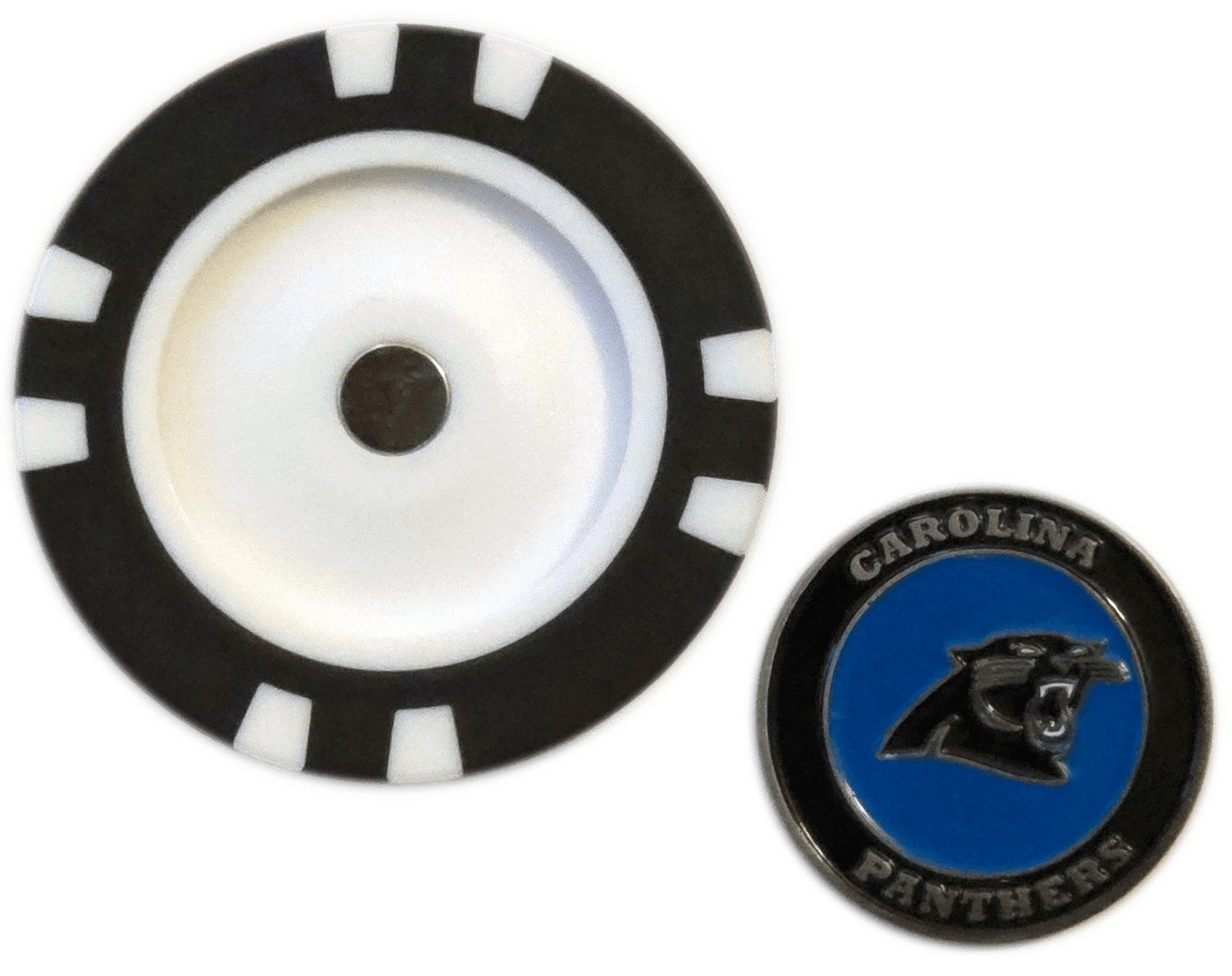Officially Licensed Carolina Panthers Poker Chip Ball Marker - Club Rehab