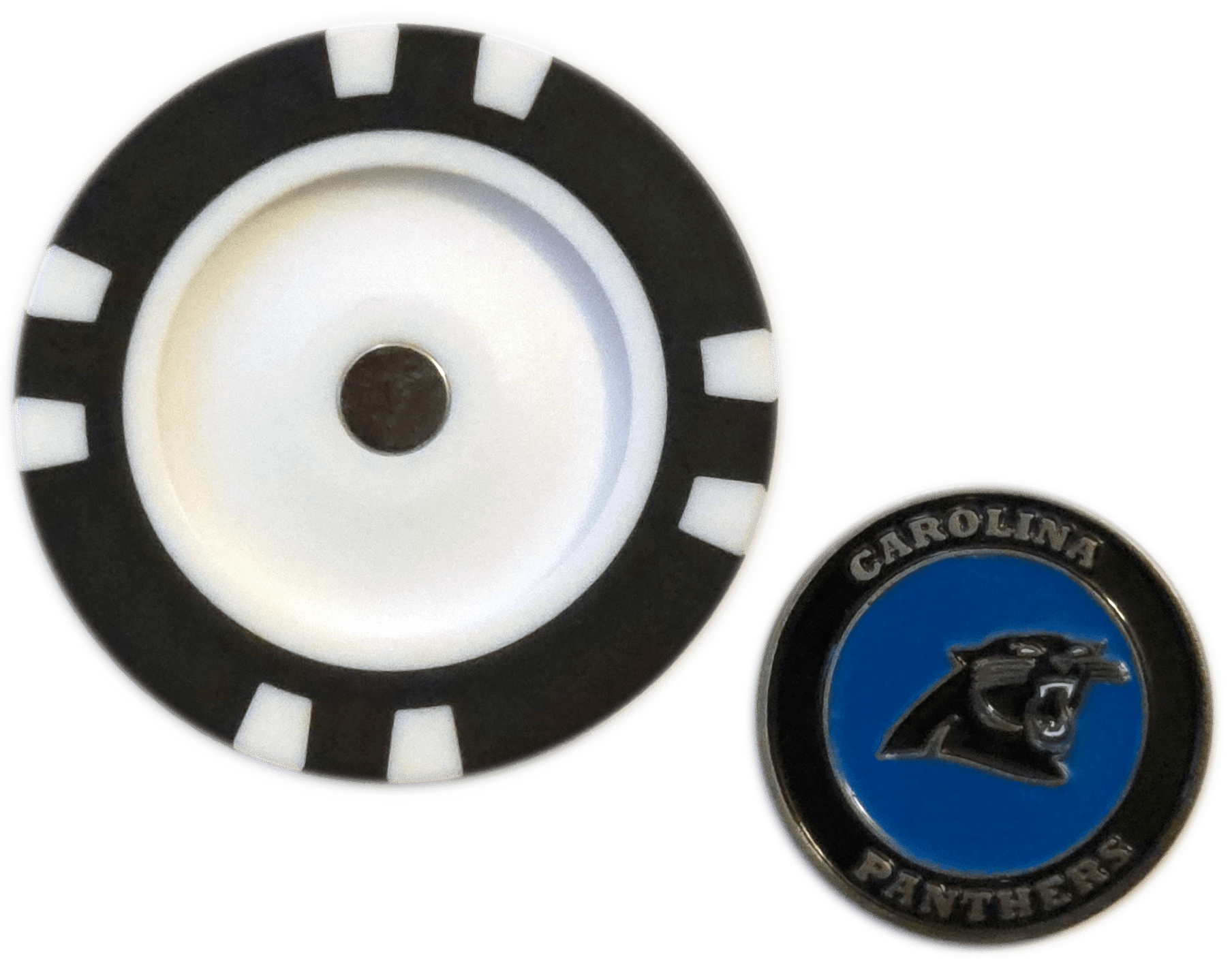 Officially Licensed Carolina Panthers Poker Chip Ball Marker - Club Rehab