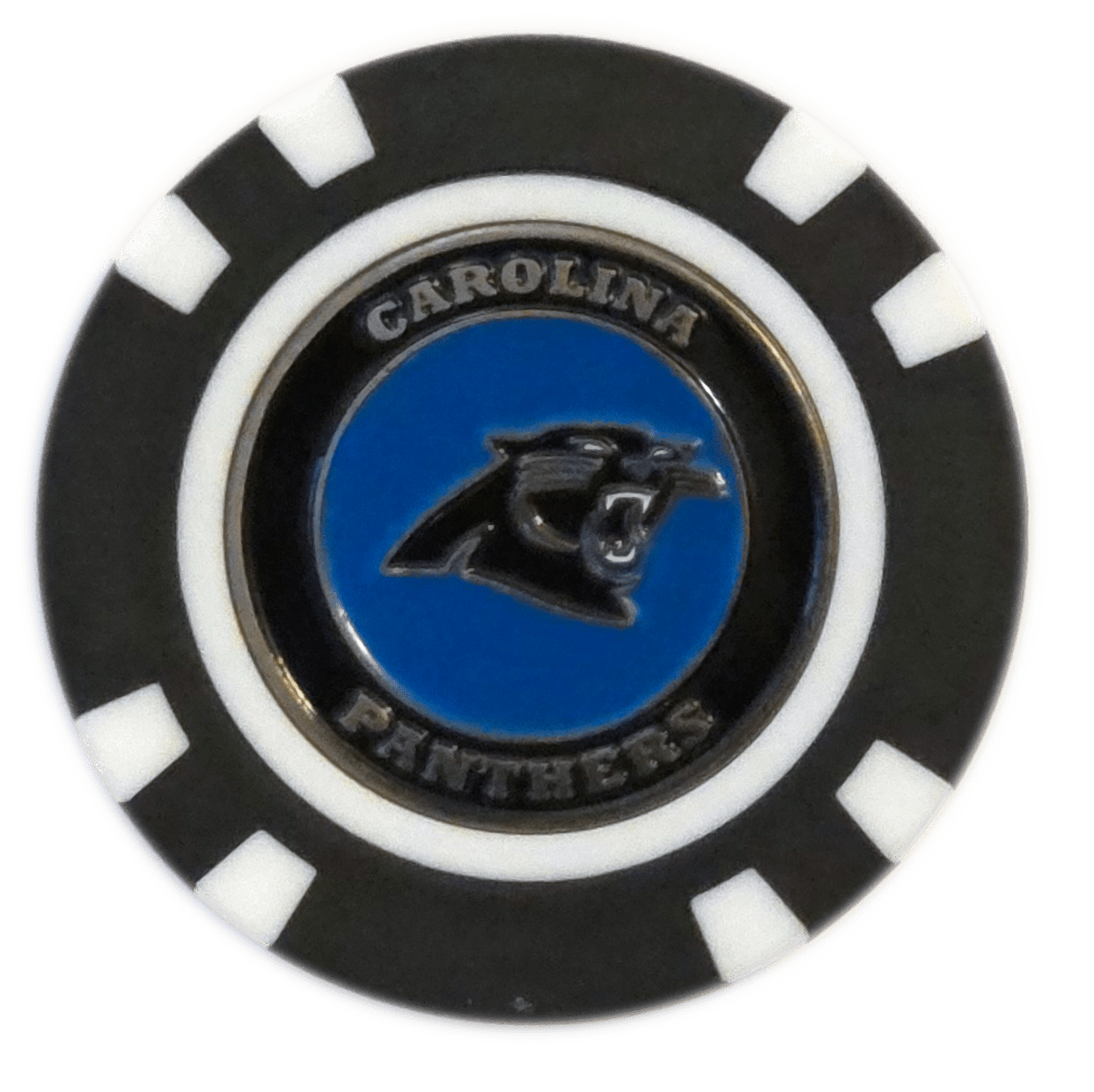 Officially Licensed Carolina Panthers Poker Chip Ball Marker - Club Rehab