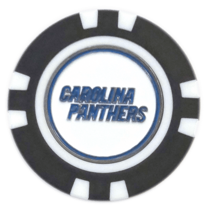 Officially Licensed Carolina Panthers Poker Chip Ball Marker - Club Rehab