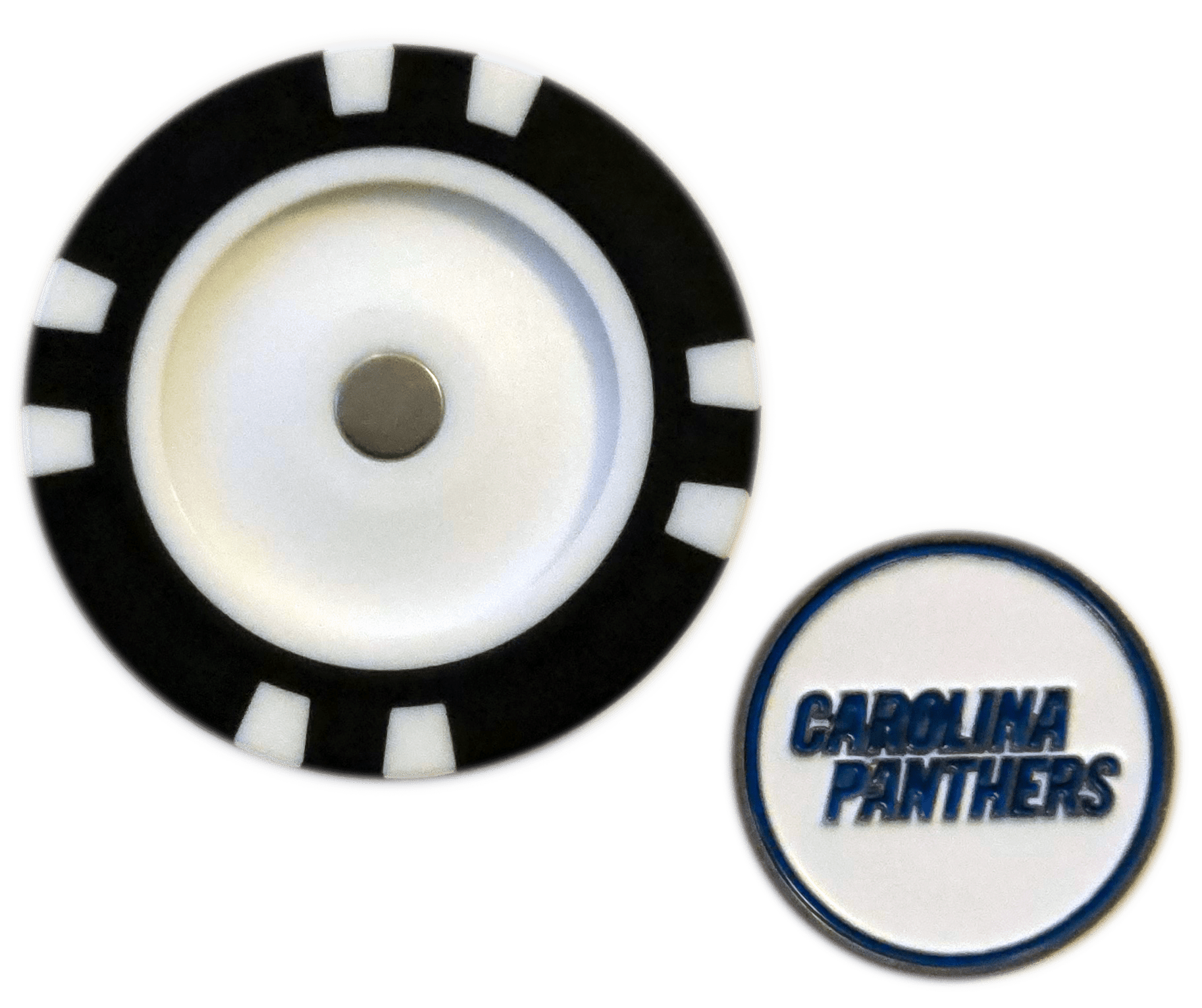 Officially Licensed Carolina Panthers Poker Chip Ball Marker - Club Rehab