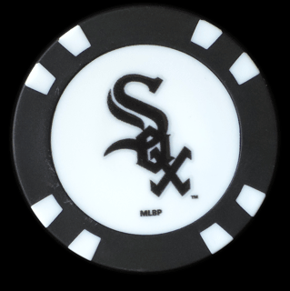 Officially Licensed Chicago White Sox Poker Chip Ball Marker - Club Rehab