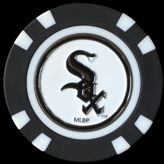 Officially Licensed Chicago White Sox Poker Chip Ball Marker - Club Rehab